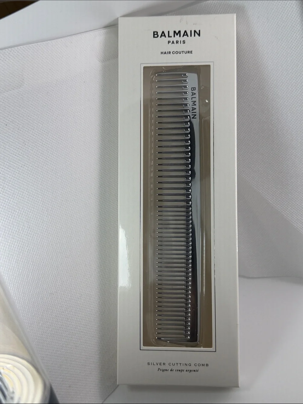 Balmain Silver Metal Cutting Comb - Men's Grooming